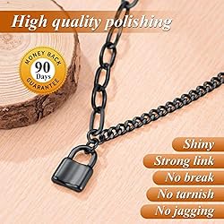 FindChic Customized Necklace for Women, Black