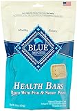 BLUE Health Bars Adult Fish & Sweet Potato Biscuits Dog Treats 16-oz