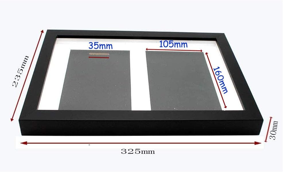 Frame to Display Medals,Sports Medal 3D Box Photo Frames,Picture Framing Direct Black and Walnut color 3d Deep Box Frame To Display War/Military/Sports Medals (1 Medal + 1 Photo) (Black) - Image 5