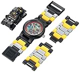 LEGO Kids' 8020127 Ninjago Jungle Cole Plastic Watch with Link Bracelet and Figurine
