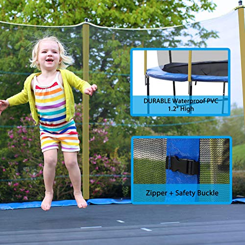 GBU Trampoline with Safety Enclosure Net 6FT 8FT 10FT 12FT Indoor