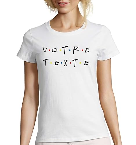 Tee shirt friends personnalisé Clearance
