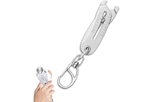 RTFLYKAY Portable Precise Bolt Size Finder Keychain, Bolt Head Size Finder, Bolt and Nut Identifier Gauge, Olsa Tools Bolt Size Finder Keychain, Tool Thread Size Checker, Quick Hand Measuring Tool (1)