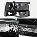AKKON - For 92-96 Ford Bronco F150 F250 F350 OE Style Black Housing Headlights + Corner Signal Lights