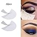 LKE 50 Pcs Eyeshadow stencils Pad for Lash Enhancers & Primers Professional Lint Free Under Eye Eyeshadow Gel Pad Patches For Eyelash Extensions/Lip lashes mat