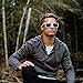 Shiner Bamboo Wood Polarized Sunglasses - UV400 Lenses, Wayfarer Style (Bamboo, Black)