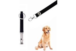 ESONLITOR 100 PCS Dog Whistles with 100 Free Lanyard Strap
