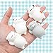 HAIYOO 4 Pcs Kawaii Slow Rising Soft Squishy Squeezen Cute Mini Cat Stress Reliever Decompression Toy for Kids Fidget toy Gift