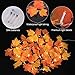 Luditek 8 Lighting Modes & Timer Fall Decorations for Home Maple Leaf Garland with Lights 40LED Battery Operated Waterproof String Lights, Thanksgiving Halloween Fall Decor Indoor Outdoor Autumn