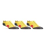 WORN T3 Ankle Socks, Moisture Wicking, Form Fit, No