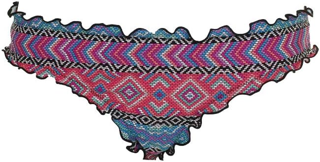 Womens Mermaid Cheeky Tribal Print Bikini Swim Bottom