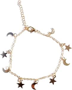 Gaeruite Pulsera de cadena ajustable para mujer, un pequeño brazalete