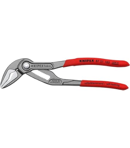 KNIPEX Tools 87 51 250 Cobra ES Extra-Slim Pump Pliers, 10-Inch
