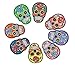 Bilipala Punk Patches, Iron on Punk Rock Patches, Skull Patches, 8 PCS, Assorted Color