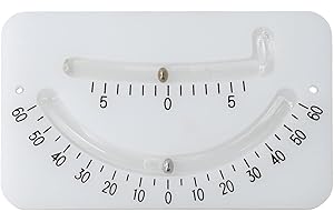 HanOaki Marine Clinometer Inclinometer for Sailboats Yachts Fishing Boats and Cargo Ships with Night Lighting Double Tube Acc