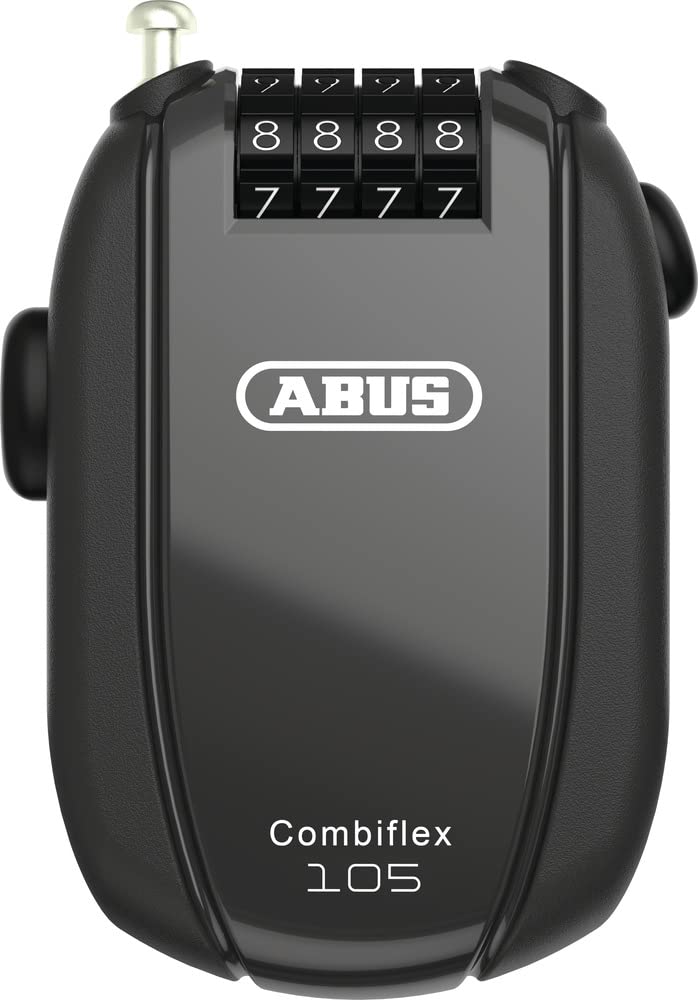 ABUS Combiflex cable lock - lock for securing skis, helmets, pushchairs and luggage - various lengths and strengths