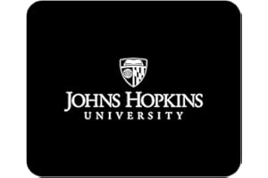 OTM ESSENTIALS Mouse Pad, Fabric, Johns Hopkins University Standard/Classic Black