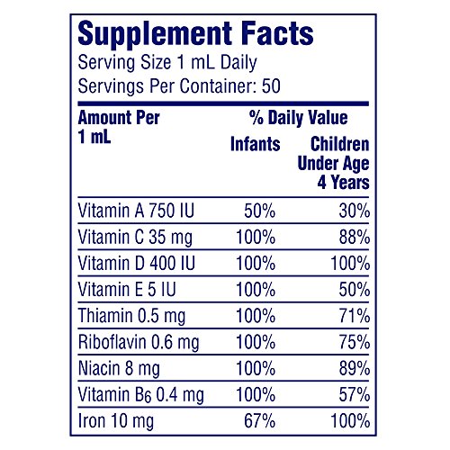 Enfamil PolyViSol with Iron Multivitamin Supplement Drops for Infants