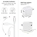 iPad Charger iPhone Charger,Baoota 2.4A 12W USB Wall Charger Foldable Portable Travel Plug and 2 Pack 8 Pin Charging Cable Compatible with iPhone,iPad