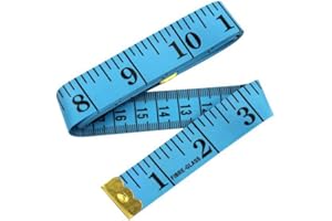 3 Pack Soft Measuring Tape for Body,60 inch/150cm Double Scale Fabric Craft Tape for Tailor Cloth Flexible Ruler (Blue)