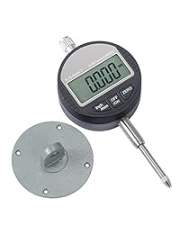 Rhinoco Digital Dial Indicador 0,001 0.00005" 0 1" Rango de calibre de prueba 0 25,4 mm. Esfera Indicador electrónico Digital con visualización LCD de gran tamaño