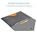 Inateck 13.3 Inch MacBook Air/ Macbook Pro with Retina Display Sleeve Case Cover Carrying Case, with 4-in-1 Mouse Pad Mat/ Cleaning Rug/ Protection Cloth - Dark Gray