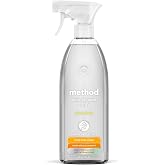 method Daily Shower Cleaner Spray, Ylang Ylang, 28 fl oz | Removes Soap Scum, Grime &amp; Stains, For Use on Showers, Tubs, Tile, Glass &amp; Fixtures, Dissolves Right Away