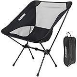 MARCHWAY Ultralight Folding Camping Chair, Portable Compact for Outdoor Camp, Travel, Beach, Picnic, Festival, Hiking, Lightweight Backpacking