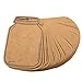jijAcraft Mason Jar Shaped Tags, 100pcs Kraft Paper Gift Tags, 7.5x4.5cm Brown