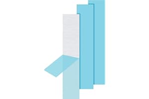 PATIKIL 6061 T651 Aluminum Sheet Metal 6 x 1.18 x 1/16(0.0625") Inch 3Pcs Flat Plain Aluminum Plate Covered Stock with Protec