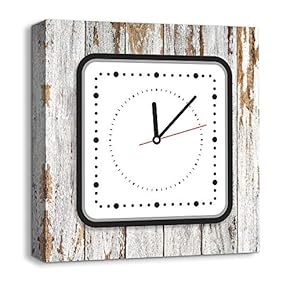 Canvas Wall Art Abstract Cute Clock...