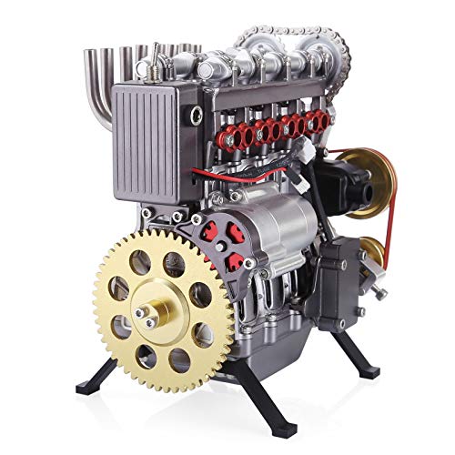 HMANE Inline 4 Cylinder Engine Model Kits for Adults, Custom Metal Car