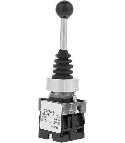 2NO Joystick Switch AC 380V DC 220V Momentary Spring Return for