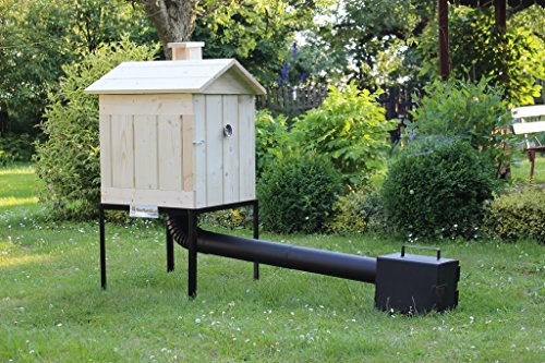 123home24.com Räucherkammer 50x50x70cm Räucherschrank Räucherofen mobil Komplettset PREMIUM – Bild 3