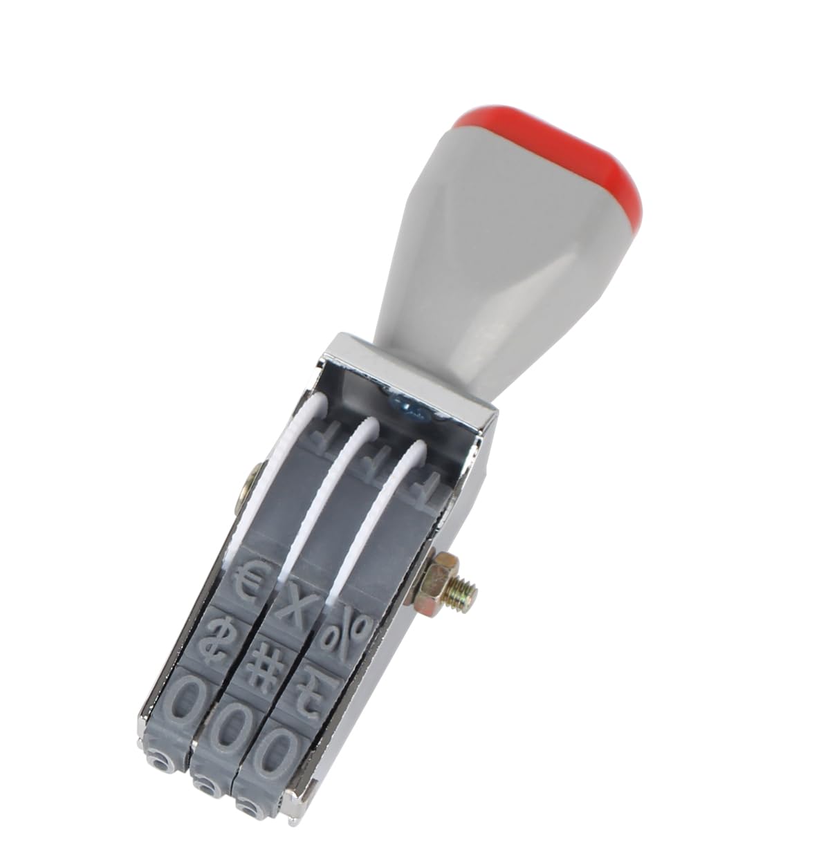 WANLIAN 3 Digits Number Stamp Personalized Rubber Stamp Roller Stamp Symbol Rolling Wheel Stamps Multi-Function Manually Adjustable Batch Number Stamps