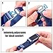 Hotodeal For Fitbit Charge 2 Bands, Band Milanese Loop Stainless Steel Magnet Metal Replacement Bracelet Strap Wristbands Accessories for Women Men, Blue