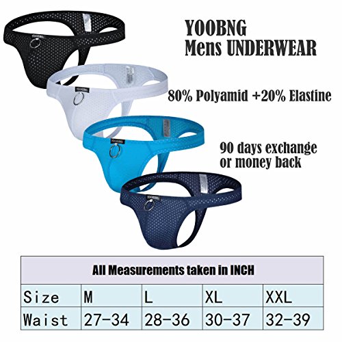 YouBin Sexy Men Thongs Breathable Hole Underwear Low Rise Pouch Jockstrap