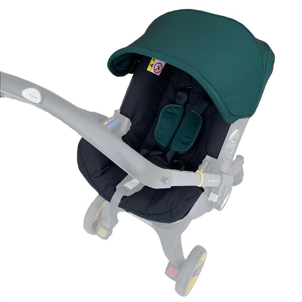 Photo 1 of Feliliber Stroller Accessory Washing Kit Textile Set, Colorful Canopy & Water Resistance Soft Cushion Compatible with DOONA CAR SEAT Strollers (Olive Green)