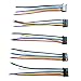 HRB Lipo Battery 14.8v 4s 5 pins Balance Charger Silicon Cable Wire (10pcs 4s 5pin)