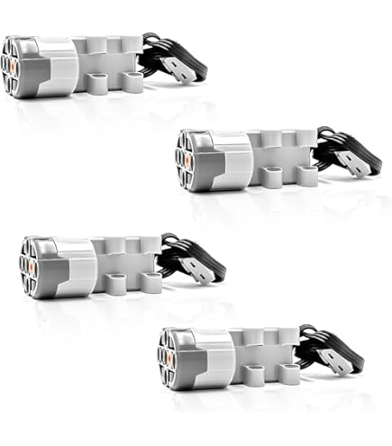 Power Functions Moteur Buggy 5292 – Lot De 4 Moteurs Compatibles MOC Technic – Parfait Pour Projets Mécaniques Et Véhicules RC
