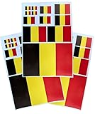 EUIOSFDC Decal in Multiple Sizes Belgium Flag