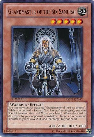 Yu-Gi-Oh! - Grandmaster of the Six Samurai (RYMP-EN087) - Ra Yellow Mega-Pack - 1st Edition - Common