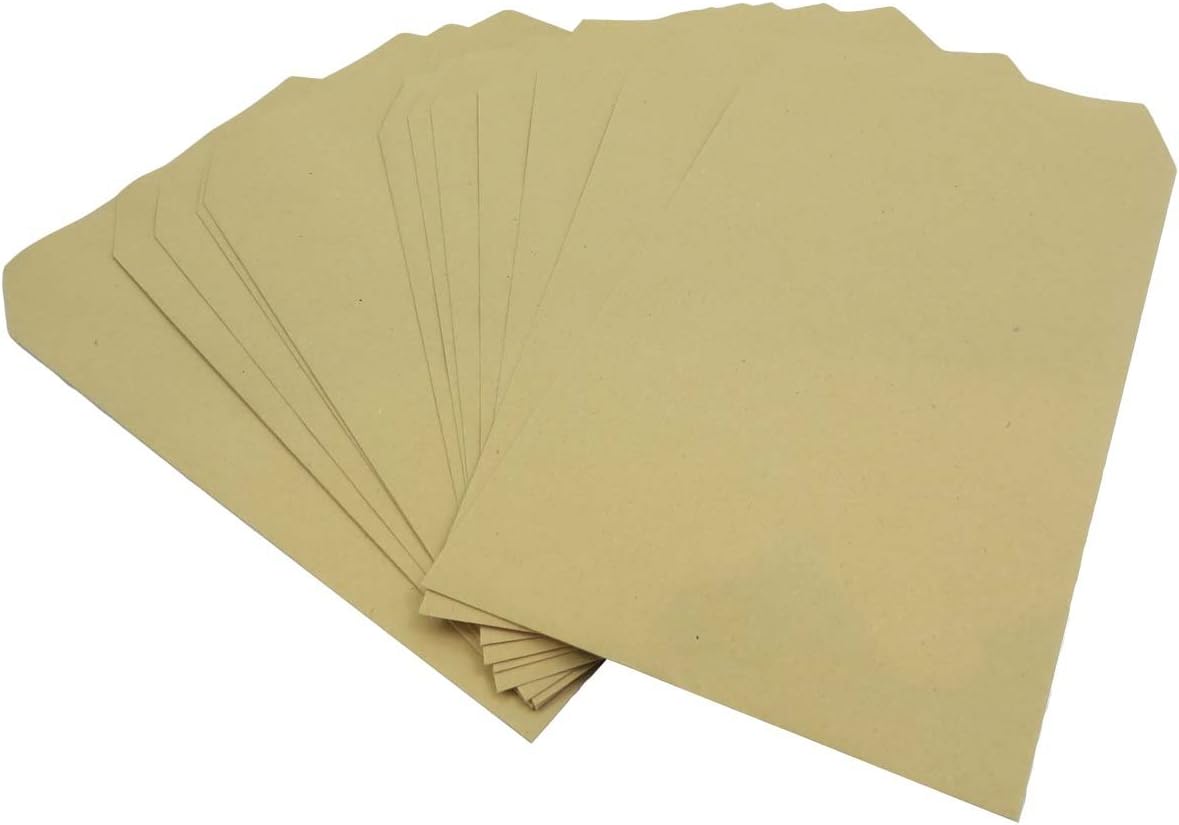 500 x C5/A5 Plain Manilla Self Seal Brown Envelopes SS 80gsm, 229mm x 162mm