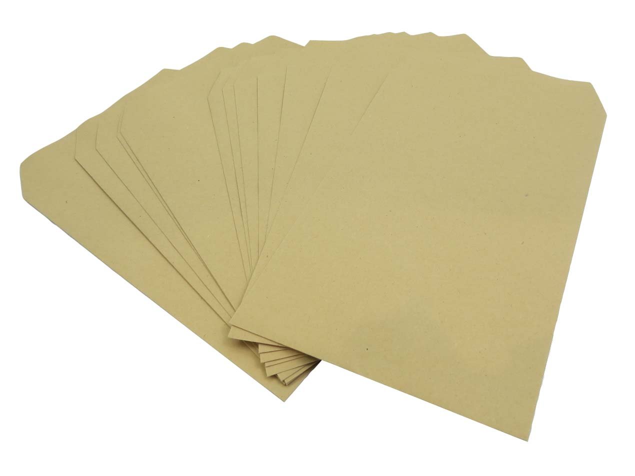 500 x C5/A5 Plain Manilla Self Seal Brown Envelopes SS 80gsm
