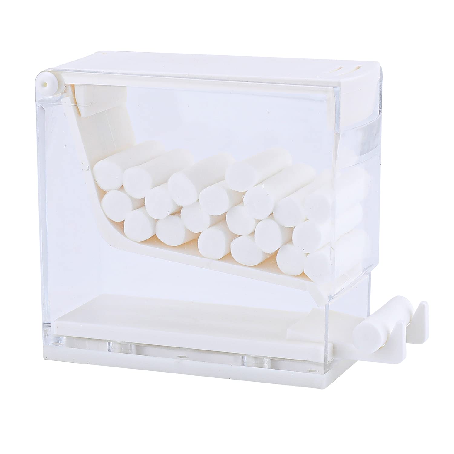 Photo 1 of **SIMILAR ITEM** Dental Cotton Roll Dispenser Holder Organizer Hygienic Cotton Roll Divider Professional Clinic Home Use Transparent Press Type