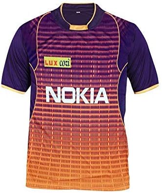 Applecreation Men's Cotton Kolkata Knight Riders Ipl 2018 Jersey