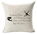 Nordic Simple Sayings Fishing Pole and Hunting Gear Deer elk Cotton Linen Square Throw Waist Pillow Case Decorative Cushion Cover Pillowcase Sofa 18