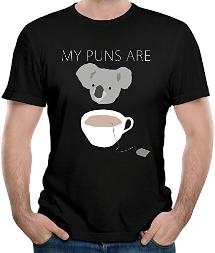 Koala Tea Puns Men's T Shirt Printing Fashion Shirt