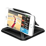 Car Cell Phone Holder Dash Mount - Universal Non-Slip Washable Silicone GPS Holder Dashboard Cradle Dock for iPhone X 8 7 Plus Galaxy Note 8 S8 Plus S7 Edge and 3-7 inch Smartphones or GPS Devices