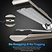 Steam Hair Straightener, Steam Straighteners for Hair, Steam Flat Iron, Plancha de Cabello Professional, Hair Straightener for Thick Hair, Flat Irons for African American Hair